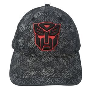 Transformers Optimus Prime Fitted Baseball Cap Multicolor One Size Allover Print